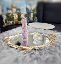 將圖片載入圖庫檢視器 Vintage White Mirror Tray - Round