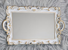 將圖片載入圖庫檢視器 Vintage White Mirror Tray - Rectangle