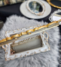 Load image into Gallery viewer, Vintage Gold Mirror Tray - Rectangle