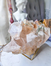 이미지를 갤러리 뷰어에 로드 , Himalayan Quartz x Green Phantom Cluster on Gold Stand - 3.91kg #6