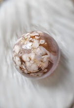 이미지를 갤러리 뷰어에 로드 , Flower Agate Sphere - 615g #98