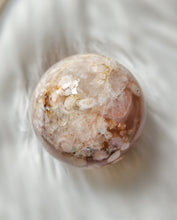 이미지를 갤러리 뷰어에 로드 , Flower Agate Sphere - 615g #98