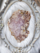 Load image into Gallery viewer, Amethyst Flower Agate Slab x Flower Agate Heart Set #114