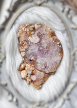 Load image into Gallery viewer, Amethyst Flower Agate Slab x Flower Agate Heart Set #114