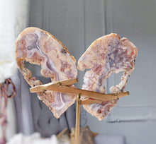 画像をギャラリービューアに読み込む, Pink Amethyst Flower Agate Butterfly Wings #123