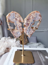 画像をギャラリービューアに読み込む, Pink Amethyst Flower Agate Butterfly Wings #123