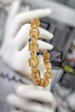 이미지를 갤러리 뷰어에 로드 , Golden Rutilated Cube Bracelet #1