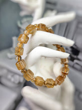 이미지를 갤러리 뷰어에 로드 , Golden Rutilated Cube Bracelet #1