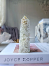 이미지를 갤러리 뷰어에 로드 , Green Chlorite Quartz Flower Agate Tower - 442g #3