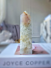 이미지를 갤러리 뷰어에 로드 , Green Chlorite Quartz Flower Agate Tower - 442g #3