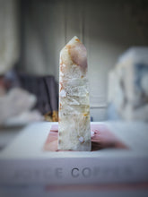 이미지를 갤러리 뷰어에 로드 , Green Chlorite Quartz Flower Agate Tower - 442g #3