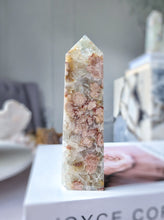 이미지를 갤러리 뷰어에 로드 , Green Chlorite Quartz Flower Agate Tower - 345g #7