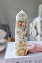 이미지를 갤러리 뷰어에 로드 , Green Chlorite Quartz Flower Agate Tower - 345g #7