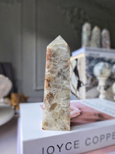 이미지를 갤러리 뷰어에 로드 , Green Chlorite Quartz Flower Agate Tower - 345g #7