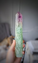 이미지를 갤러리 뷰어에 로드 , Watermelon Fluorite Tower - 495g #36