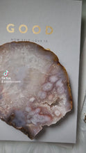 비디오를 갤러리 뷰어 Flower Agate Slab - 433g #117에 로드 및 재생