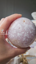 비디오를 갤러리 뷰어 Pink Amethyst Sphere - 612g #149에 로드 및 재생