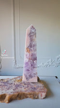 비디오를 갤러리 뷰어 Pink Amethyst Tower - 290g #70에 로드 및 재생
