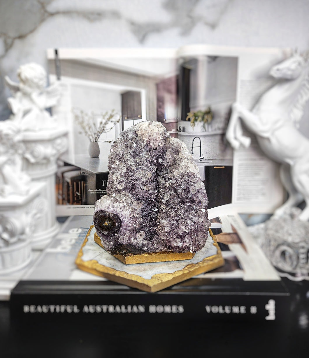 Amethyst Agate Geode - 2.46kg #5