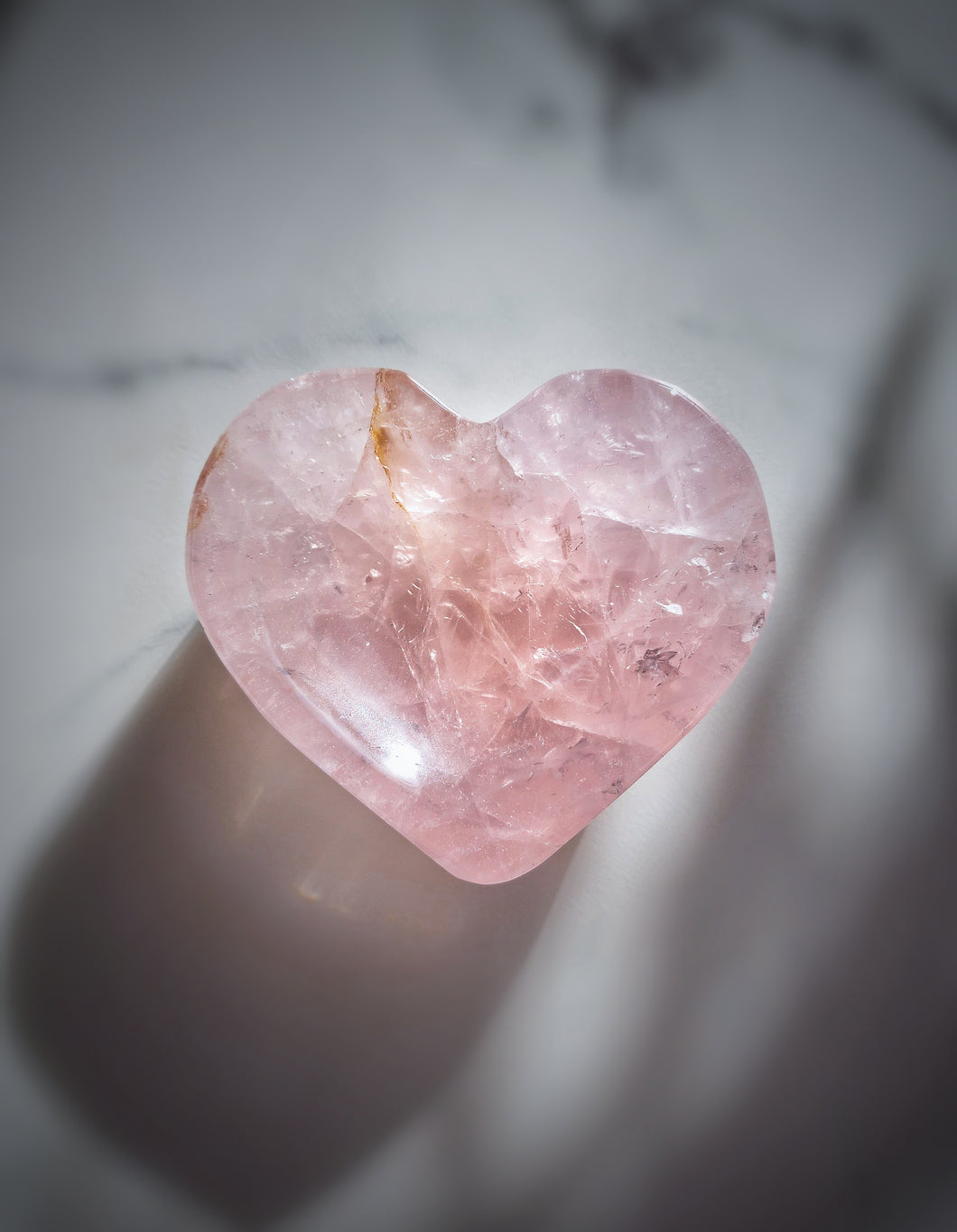 Rose Quartz Heart Bowl - small #105