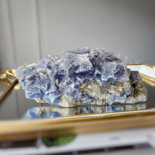Load image into Gallery viewer, Blue Fluorite Cluster / Specimen - 877g

