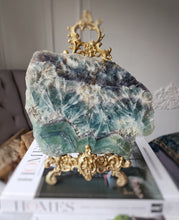 將圖片載入圖庫檢視器 Snowflake Rainbow Fluorite Slab - 1.31kg #1
