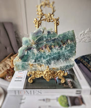 將圖片載入圖庫檢視器 Snowflake Rainbow Fluorite Slab - 1.1kg #2
