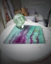 Load image into Gallery viewer, Watermelon Fluorite Slab - 581g #124
