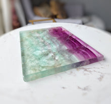 將圖片載入圖庫檢視器 Watermelon Fluorite Slab - 420g #128
