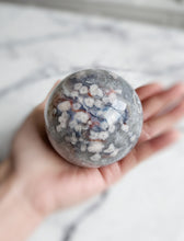 画像をギャラリービューアに読み込む, Green Chlorite Flower Agate Sphere - 428g #93
