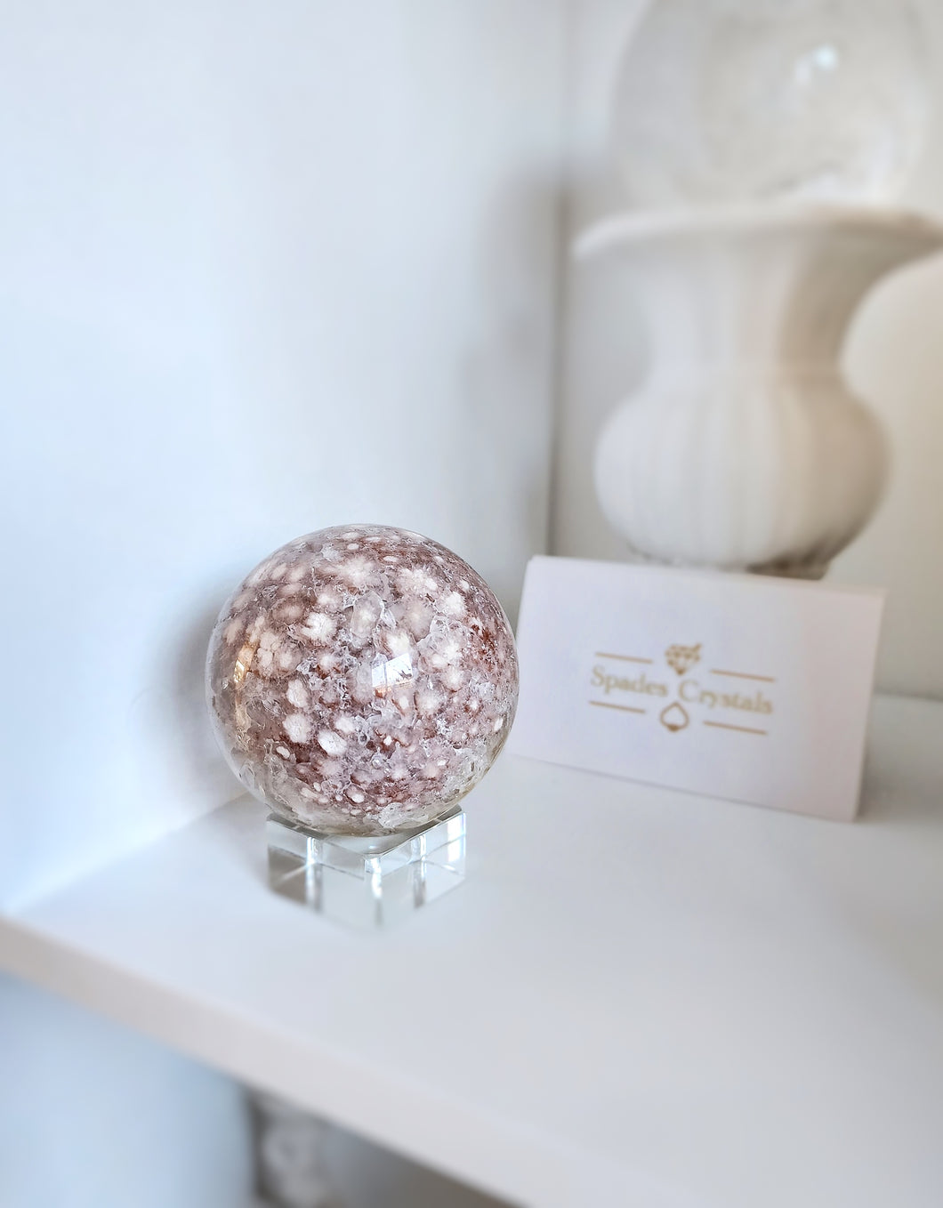 Pink Amethyst Flower Sphere - 270g #101