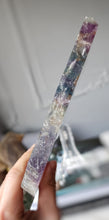 이미지를 갤러리 뷰어에 로드 , Rainbow Fluorite Slab - 784g #132
