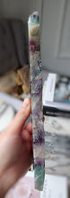 將圖片載入圖庫檢視器 Rainbow Fluorite Slab - 685g #123
