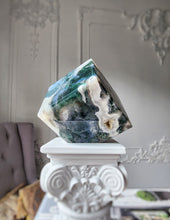 Load image into Gallery viewer, Moss Agate Cube - 741g #197
