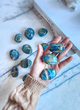 Load image into Gallery viewer, Blue Onyx Tumbled Stones - Large
