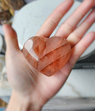 Load image into Gallery viewer, Fire Quartz / Red Hematiod Heart #216
