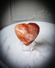 Load image into Gallery viewer, Fire Quartz / Red Hematoid Heart #219
