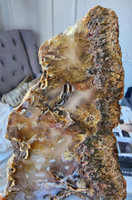 Cargar imagen en el visor de la galería, Sagenite Agate Slab with Rutile Inclusion - 429g #236
