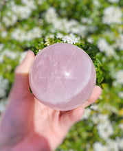 將圖片載入圖庫檢視器 Asterism Star Rose Quartz Sphere - 516g  #50
