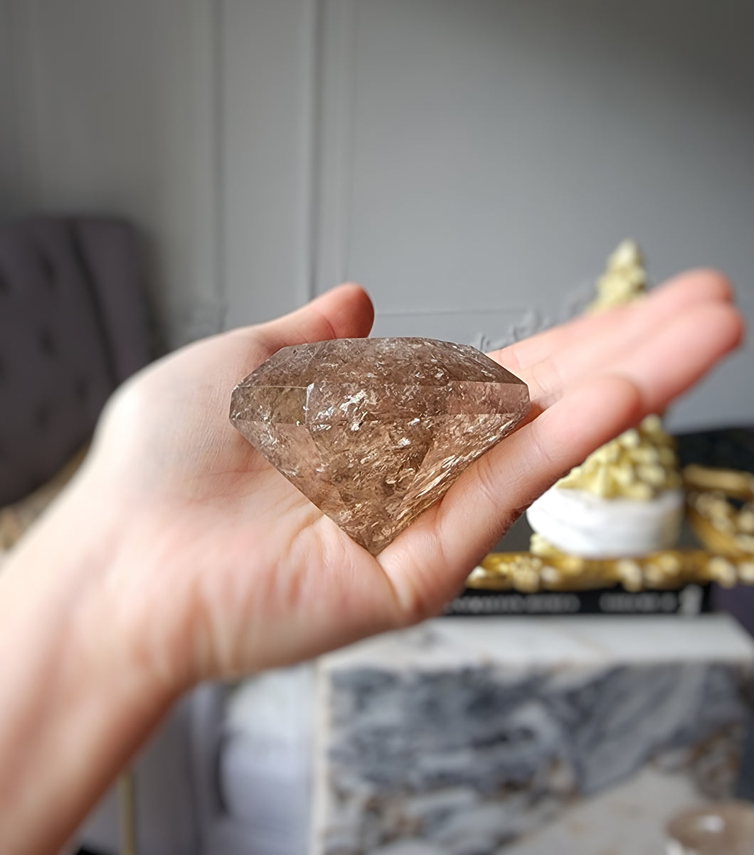 Smoky Quartz Diamond - 146g #158