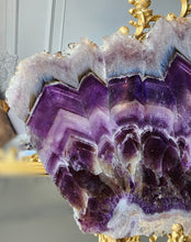 이미지를 갤러리 뷰어에 로드 , Chevron Amethyst Slab - 1.1kg #1
