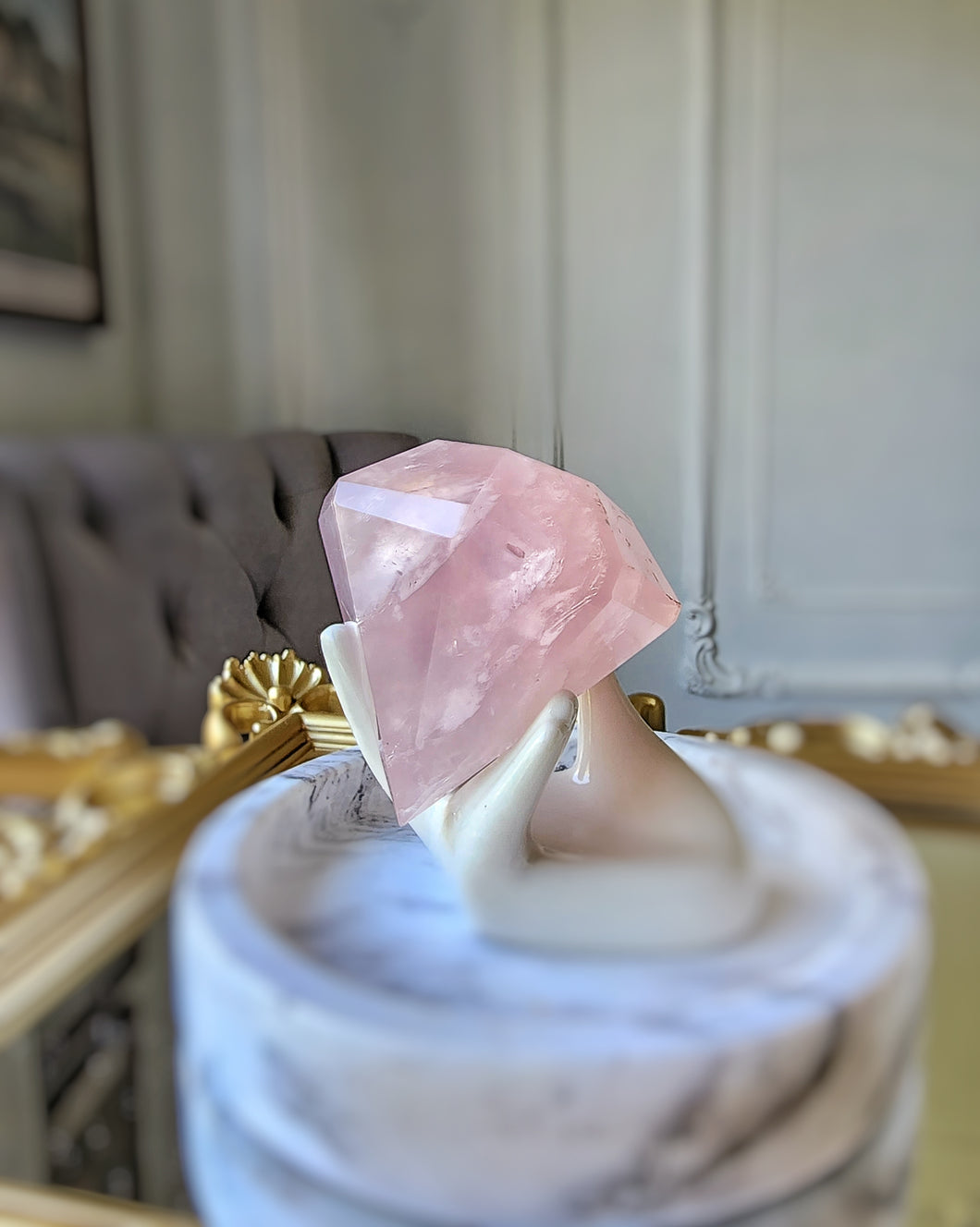 Rose Quartz Diamond - 206g #122