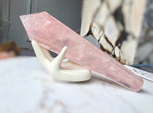 Load image into Gallery viewer, Rose Quartz Wand - 232g #119
