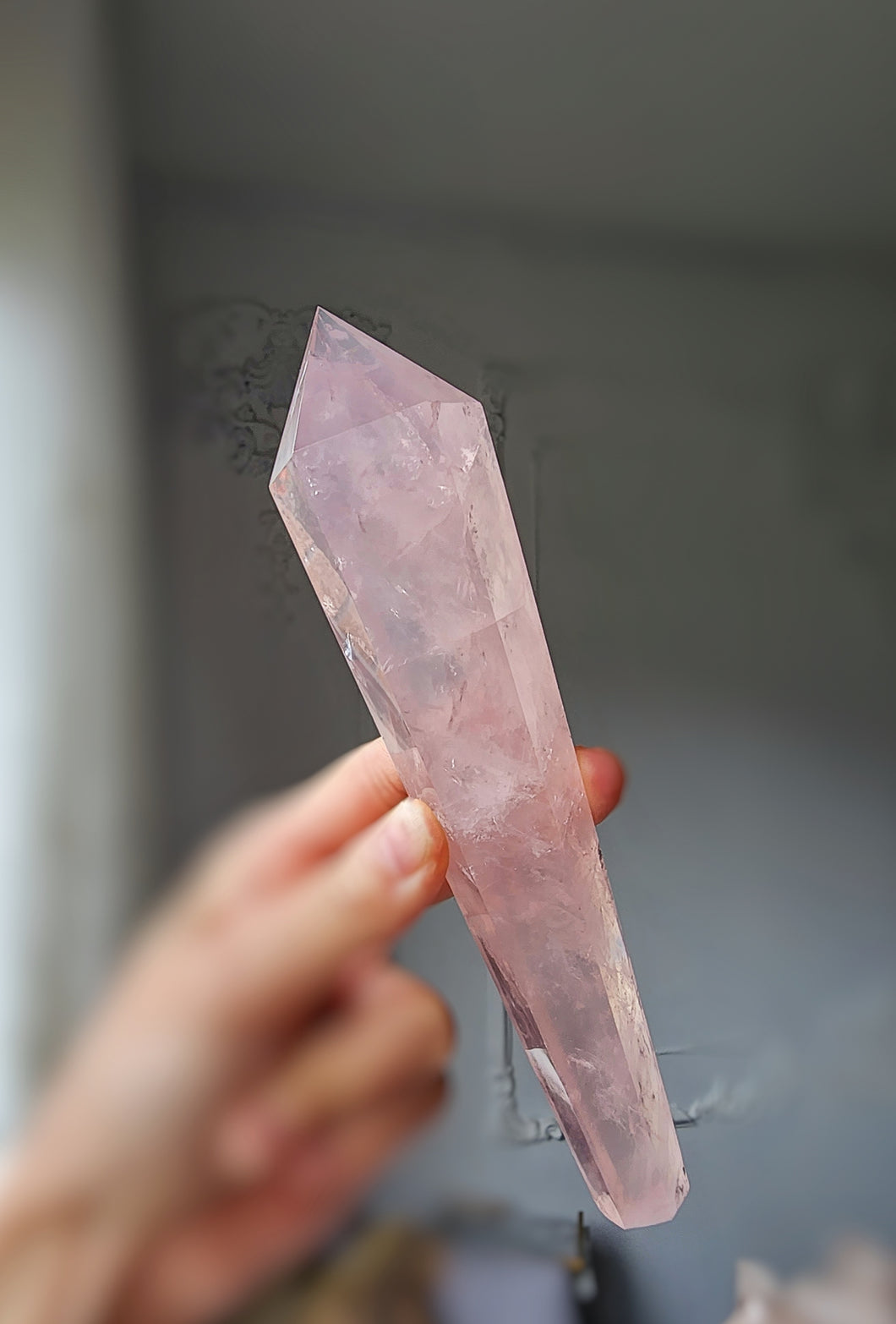 Rose Quartz Wand - 232g #119