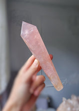 Load image into Gallery viewer, Rose Quartz Wand - 261g #121
