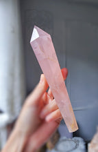 Load image into Gallery viewer, Rose Quartz Wand - 261g #121
