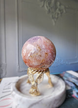 將圖片載入圖庫檢視器 Pink Amethyst Flower Agate Sphere - 587g #101
