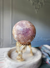 將圖片載入圖庫檢視器 Pink Amethyst Flower Agate Sphere - 587g #101
