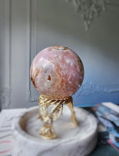 將圖片載入圖庫檢視器 Pink Amethyst Flower Agate Sphere - 587g #101
