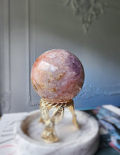 將圖片載入圖庫檢視器 Pink Amethyst Flower Agate Sphere - 587g #101
